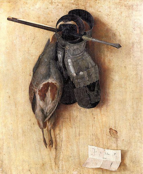 with Partridge and Iron Gloves, Jacopo de Barbari